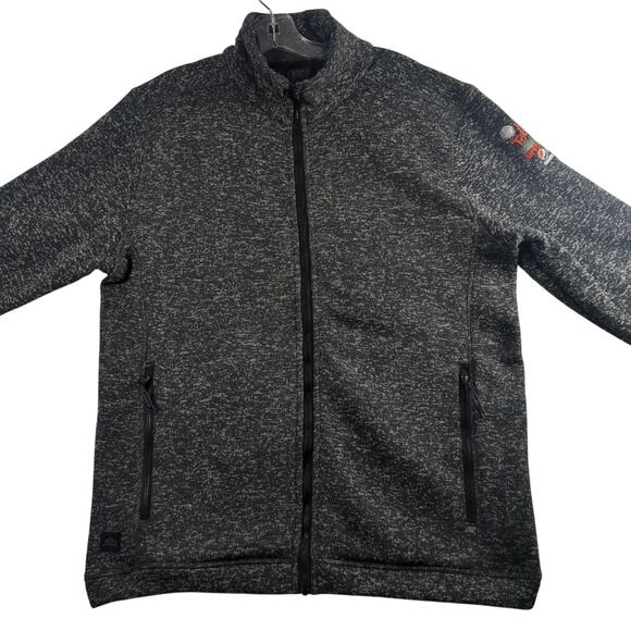 Stormtech Performance LS Full Zip Soft Heathered Grey Fleece Jacket Mens Large - Picture 5 of 16